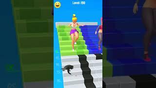 Dance Stairs Race Thrills 190  Black Monk #funny #viralshort @rmigamerz