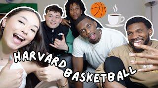 spilling the tea with Harvard basketball players