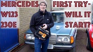 Matts Garage: Mercedes 230e W123 first crank over...and more problems