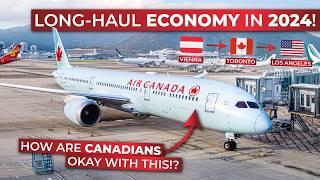 BRUTALLY HONEST | Air Canada Boeing 787 ECONOMY from Vienna via Toronto to Los Angeles in 2024!