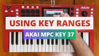 Akai MPC Key 37 - Splitting Multiple Sounds with Key Ranges (MPC2)