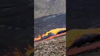 Would you go that close for a picture? #lava