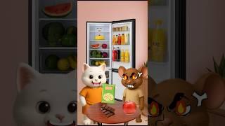Greedy Cat #animation #cartoon #funny #usa #morsom #trending