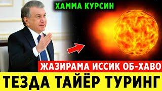 ШОШИЛИНЧ! УЗБЕКИСТОНДА ЯНА ЖАЗИРАМА ИССИК БУЛАДИ ХАММА КУРСИН..