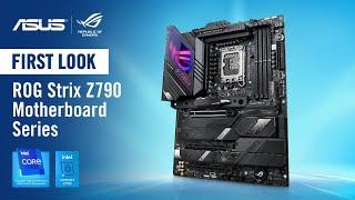 First Look Z790 ROG STRIX -E, -F, -A and -I motherboards for Intel 13th Gen Series CPUs