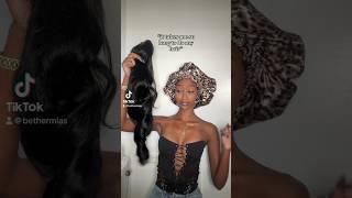 V PART WIG INSTALL | quick & easy #blackgirlhair #grwm #vpartwig #wiginstall