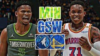 NBA 2K25: NEW LOOK WARRIORS vs TIMBERWOLVES | PS5 PRO GAMEPLAY [4K UHD]