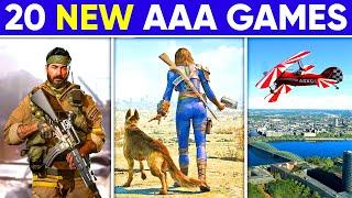 20 *SHOCKING* New Games Just Announced  | Realistic Flight Sim, COD Black Ops 6, Indiana Jones, LIS