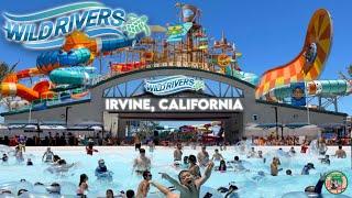 WILDRIVERS WATERPARK RENOVATED!! FULL TOUR. Irvine CA.