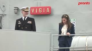 Leonor: lo que no se vio de su emotiva despedida con sus padres