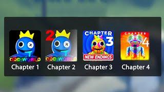 Rainbow Friends Chapter 1 2 3 4 Full Gameplay #roblox