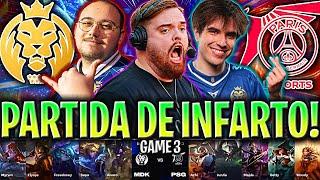 IBAI SE VUELVE LOCO!PARTIDA DE INFARTO KOI! - MDK vs PSG Game 3 WORLDS PLAY IN 2024 IBAI ESPAÑOL