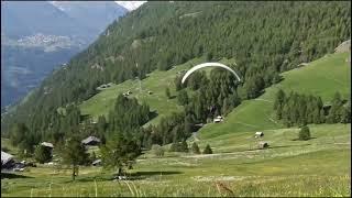 Paragliding Start Mossalp, Valais, CH