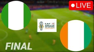 Nigeria vs Cote D'Ivoire LIVE | FINAL Africa Cup of Nations 2023 Matchday Video Game Simulation