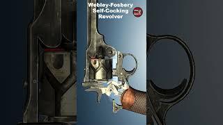 3D Animation Webley-Fosbery Self-Cocking Revolver