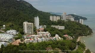 Tanjung Bungah/Batu Ferringgi hillside border, Penang, Malaysia.