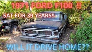 1971 F100 FE 360 (Dumas) ABANDONED 39 YEARS!! | PART 2: WILL IT DRIVE???