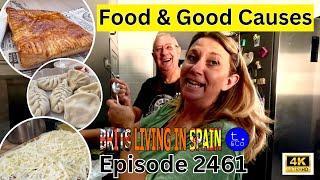 Auction lots, sponsored walk, Georgian food & home made Lasagne. Life in Spain Vlog Torrevieja