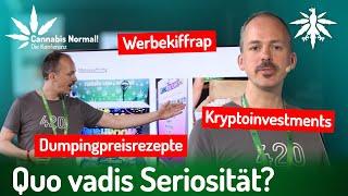 CaNoKo24: Dumpingpreisrezepte, Werbekiffrap & Kryptoinvestments – Quo vadis Seriosität?