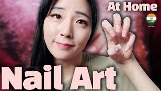 Korean Self Nail Art At Home In India | Sassy Kassy