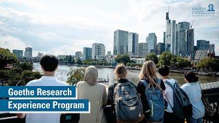 Goethe Research Experience Program (GREP). Your gateway to global research excellence!