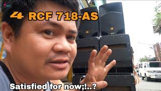 Sound Check 4pcs RCF 718-AS