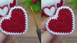 SUPER idea ~ crochet valentine's Day heart ️️ #crochet