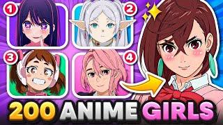 GUESS THE ANIME BY 4 GIRLS (Hard - Super Easy) 