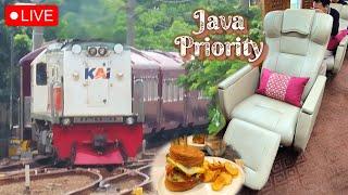  PERJALANAN PERDANA KERETA TERMEWAH JAKARTA YOGYAKARTA ! Trip Naik KLB Java Priority Imperial Class