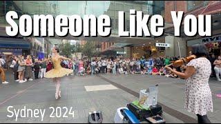 Someone Like You - Ballet Busker x Shiki Violinist - Street Performance in Sydnay