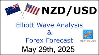 NZD USD Elliott Wave Analysis | Forex Forecast | May 29 2025 | NZDUSD Analysis Today