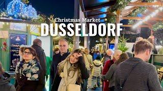 Düsseldorf Germany 4K Walking Tour . Starting of Christmas Markets November 2024