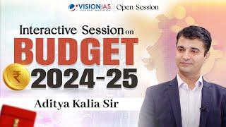 Interactive Session on Budget 2024-25 | Aditya Kalia Sir