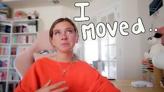 I moved across the country.. ⎮moving vlog, looking for houses, shopping, moving in, and more!