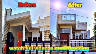 Square pipe railing design for balcony || चौकोर पाईप की रेलिंग डिजाइन