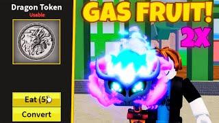 Using 14 Dragon Tokens! 2x GAS FRUIT!!! Blox Fruits Dragon Update