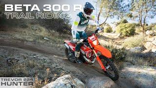 Woods Trail Riding A 2024 Beta 300 RR