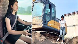 A Day in the Working Life of Female Truck Driver Dayeon