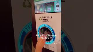 Recycling in Bangkok, Thailand  #recycle #plastic #travelvlog #travel #bangkok #thailand