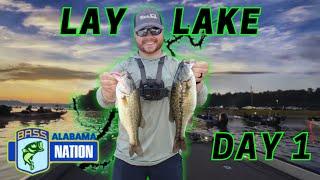 AL B.A.S.S. Nation State CHAMPIONSHIP - DAY 1 (Lay Lake - Coosa River)