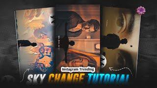 Instagram Trending SKY CHANGE Video Editing || Capcut video editing || sky effect tutorial