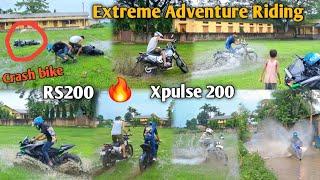 Extreme Adventure rideXpulse 200 vs Rs200 #explore #youtube