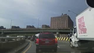 Driving from Astoria in Queens to the  South Bronx,New York