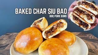 How to Make Baked Char Siu Bao (BBQ Pork Buns) at Home