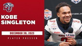 Kobe Singleton Talks at the Fiesta Bowl Media Day