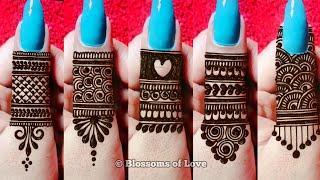 Top 5 Heavy Bridal Finger Mehndi Design for Teej | Most Stylish Finger Mehndi Design | Finger Mehndi