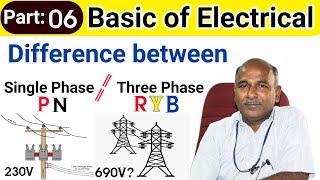 Single Phase and Three Phase in tamil