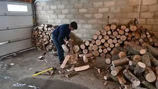 Splitting wood for when your back feels pretty good to begin with and you needed a workout anyway.