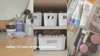 organise with me • TV Console and Vanity Table Organisation