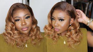 WHAT LACE?!  BOMB HONEY GINGER BOB WIG START TO FINISH INSTALL  | RPGSHOW